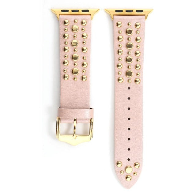 Rivet Leather Band for Apple Watch
