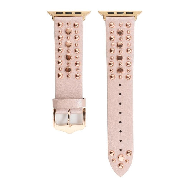 Rivet Leather Band for Apple Watch