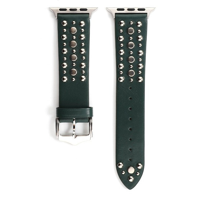 Rivet Leather Band for Apple Watch