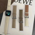 Leather Band for Fitbit Versa 3 Versa 4 Sense 2 Watch