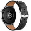 Black Leather Strap Smartwatch Google Pixel Watch 1 & 2