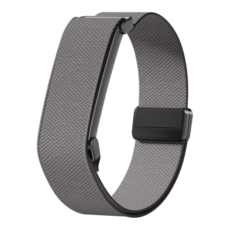 Dark gray nylon watch band for Google Fitbit Air watch