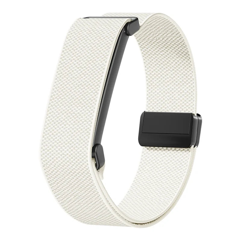 White nylon watch band for Google Fitbit Air watch