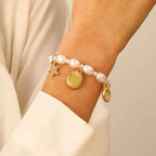 Beaded Bracelet with Shells