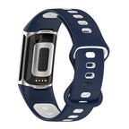 Silicone watch band for Fitbit Charge 5, Charge 6 blue