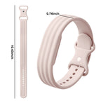 Pink silicone watch band for Google Fitbit Air watch