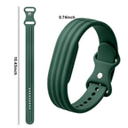 Green silicone watch band for Google Fitbit Air watch