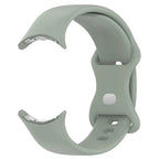 Silicone Strap Smartwatch Google Pixel Watch 1 & 2 gray green