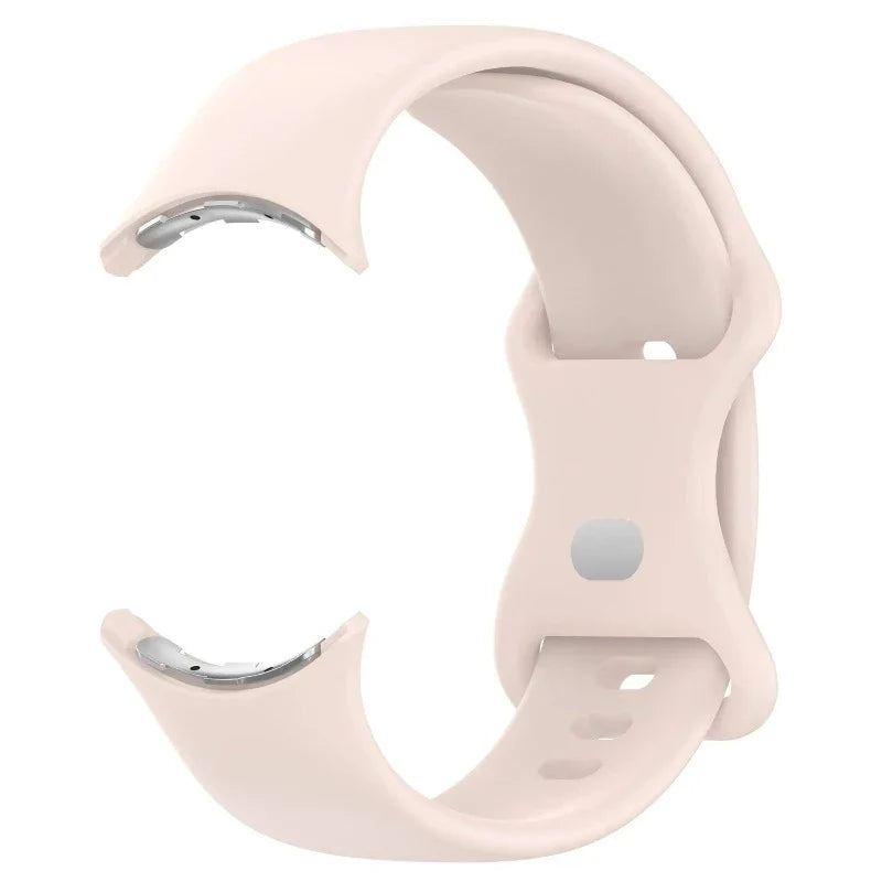 Silicone Strap Smartwatch Google Pixel Watch 1 & 2 beige