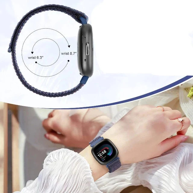Fabric Band Watch Fitbit Versa 3 Versa 4 Sense 2