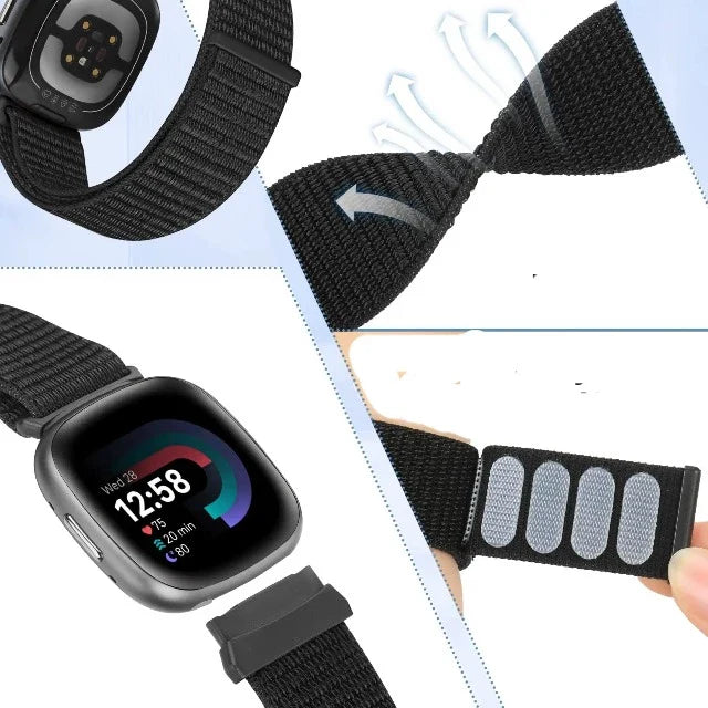 Fabric Band Watch Fitbit Versa 3 Versa 4 Sense 2
