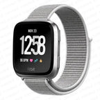 Fabric Watch Strap Fitbit Versa 3 Versa 4 Sense 2 Gray