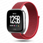 Fabric Watch Strap Fitbit Versa 3 Versa 4 Sense 2 Red