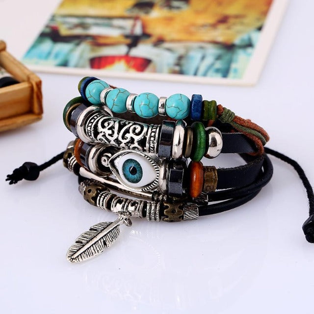 Ethnic Silver Bracelet