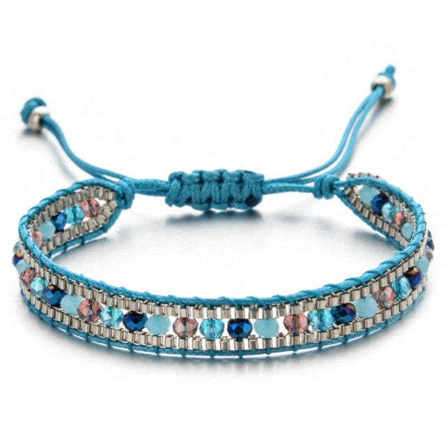 Chic Ethnic Bracelet sky blue