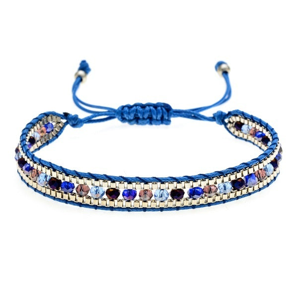 Chic Ethnic Bracelet royal blue