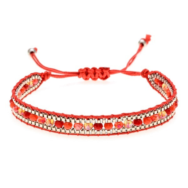 Chic Ethnic Bracelet red