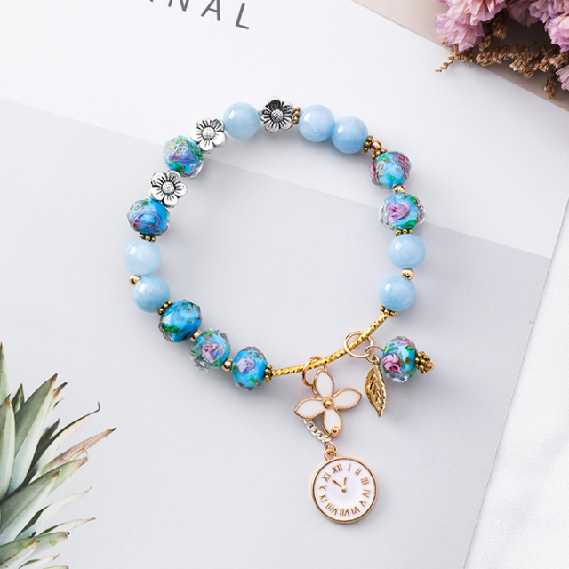 Ethnic Bracelet for Women sky blue
