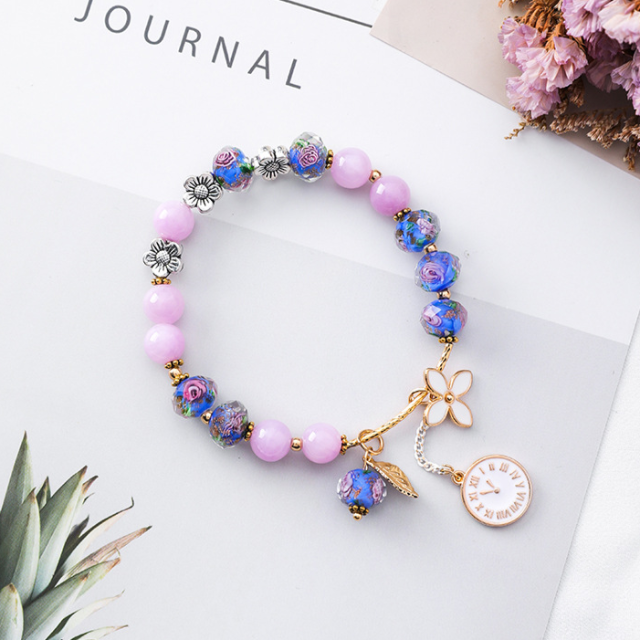 Ethnic Bracelet for Women purple