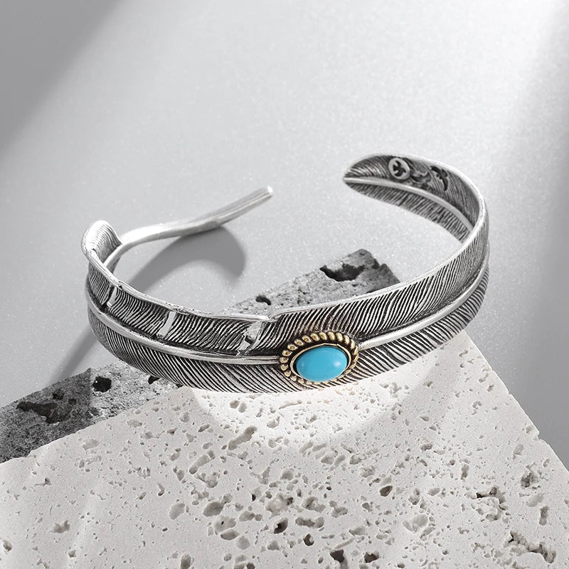 Ethnic Feather Bracelet