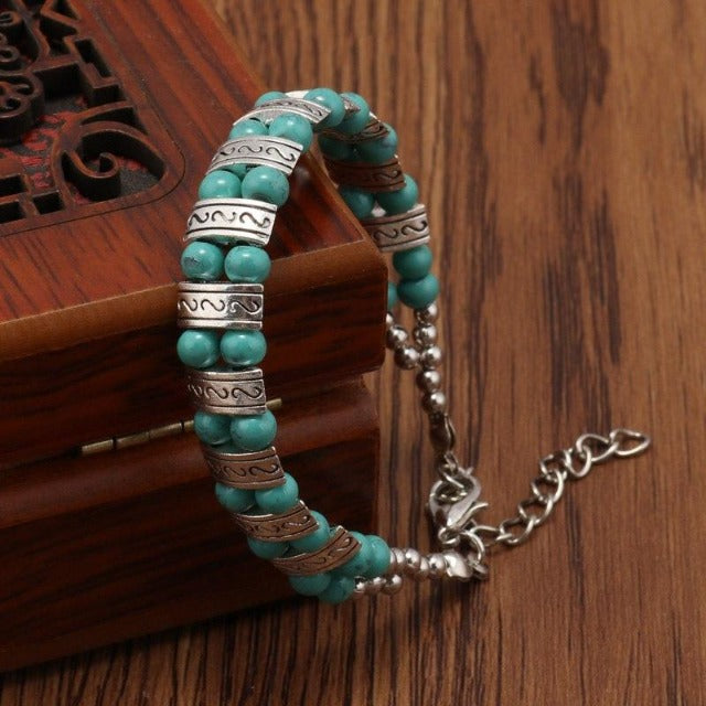 Turquoise Ethnic Bracelet