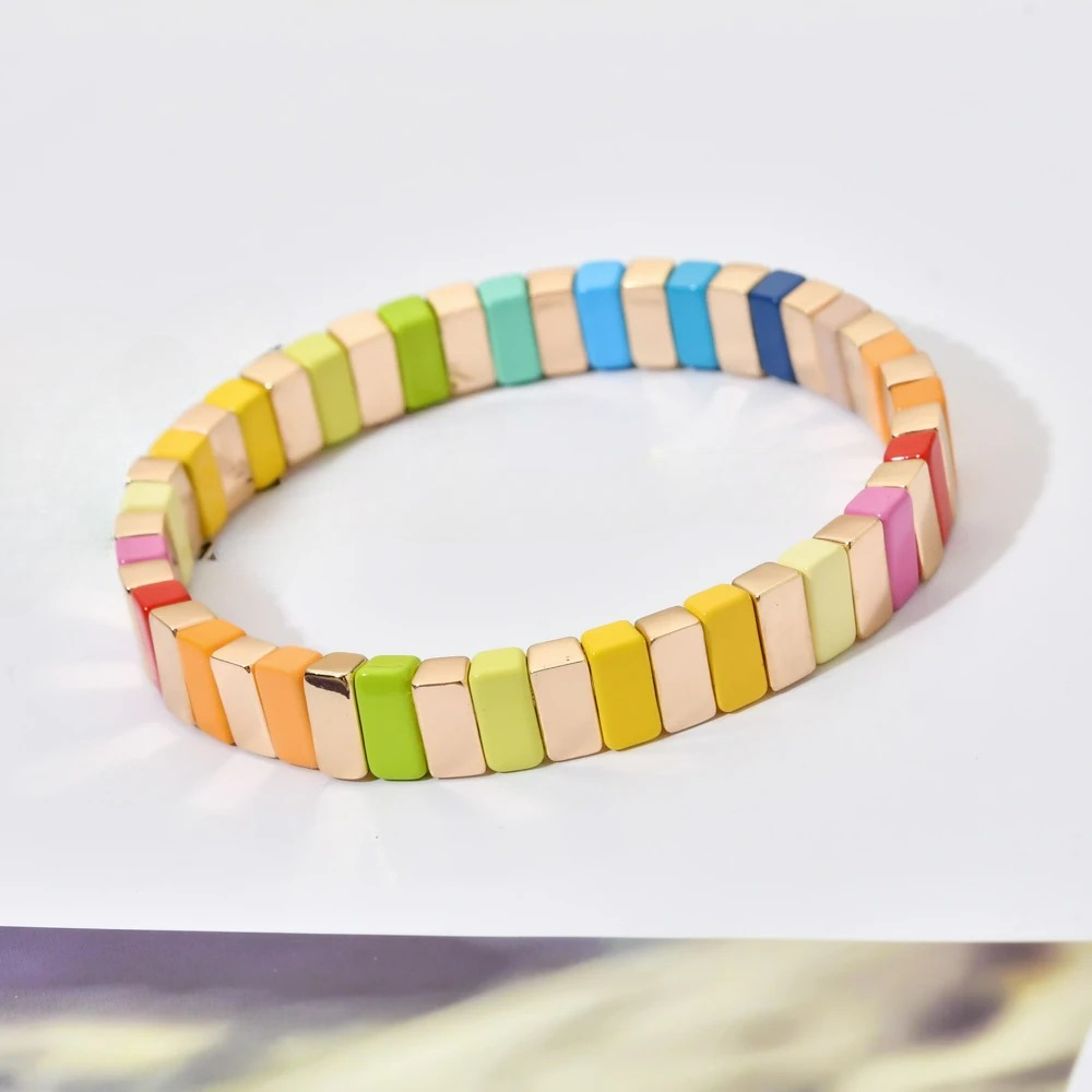 Women's rainbow bracelet