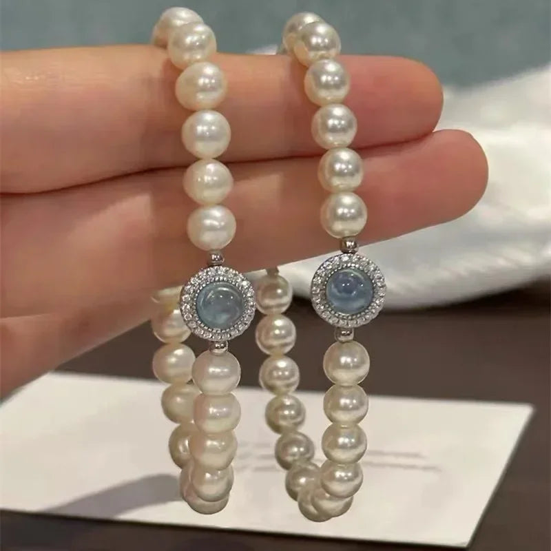Elegant Pearl Chain Bracelet