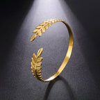 Red Laurel Leaf Bracelet