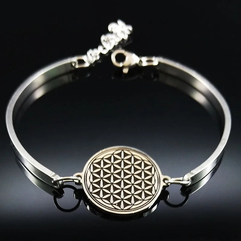 Flower of Life Mandala Chain Bracelet