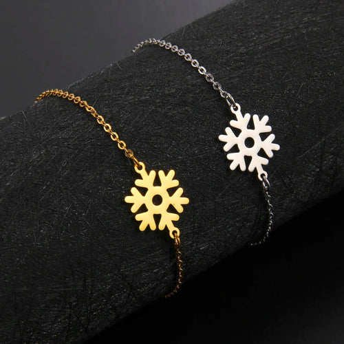 Gold Snowflake Bracelet