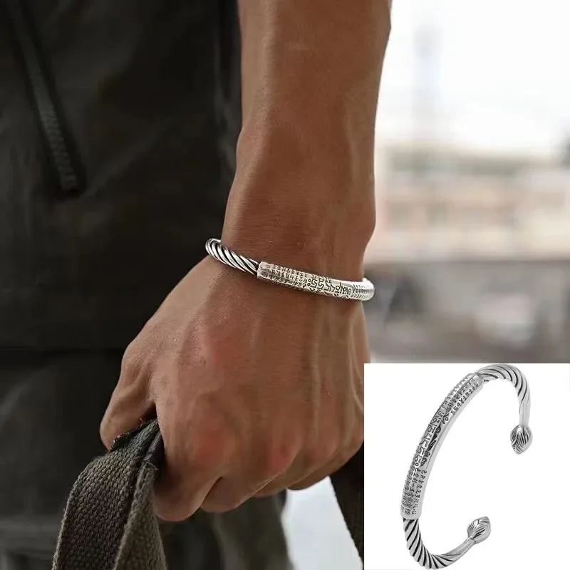 Buddhist Lotus Flower ID Bracelet