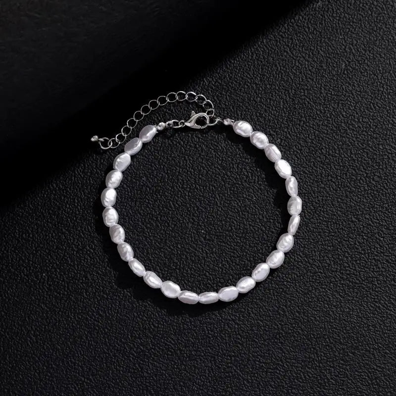 Pearl ID Bracelet for Women or Men
