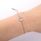 Bracelet / Horseshoe Lucky Horseshoe Charm Silver