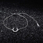 Bracelet / Horseshoe Lucky Horseshoe Charm Silver