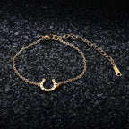 Bracelet / Horseshoe Lucky Horseshoe Charm Gold