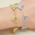 4-petal Flower ID Bracelet