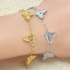 4-petal Flower ID Bracelet