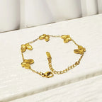4-petal Flower ID Bracelet