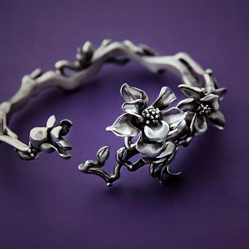 Magnolia Flower ID Bracelet