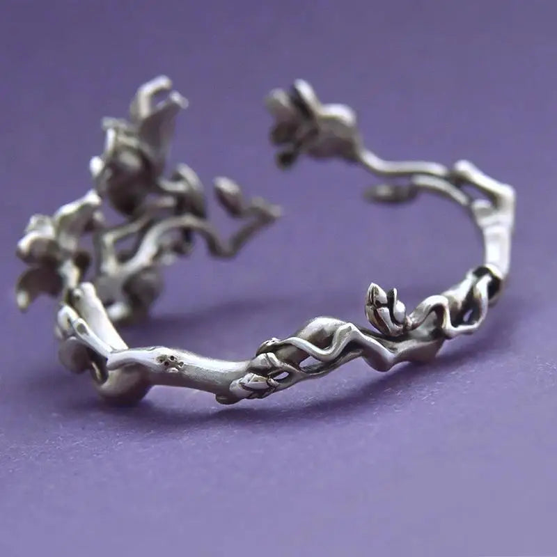 Magnolia Flower ID Bracelet