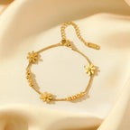 Daisy Flower ID Bracelet