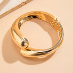 Gold Water Drop ID Bracelet