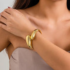Gold Water Drop ID Bracelet