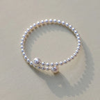 Women's ID Bracelet with Pearls