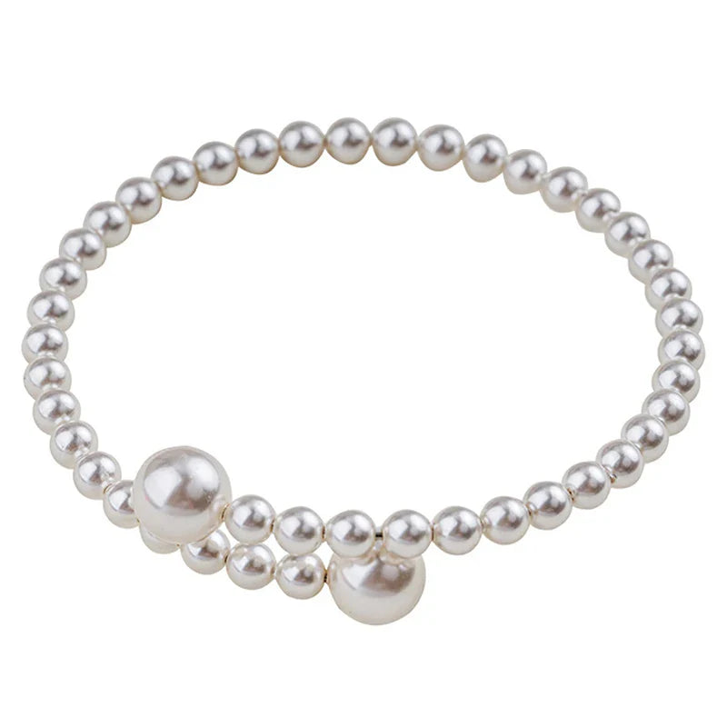Women's ID Bracelet with Pearls