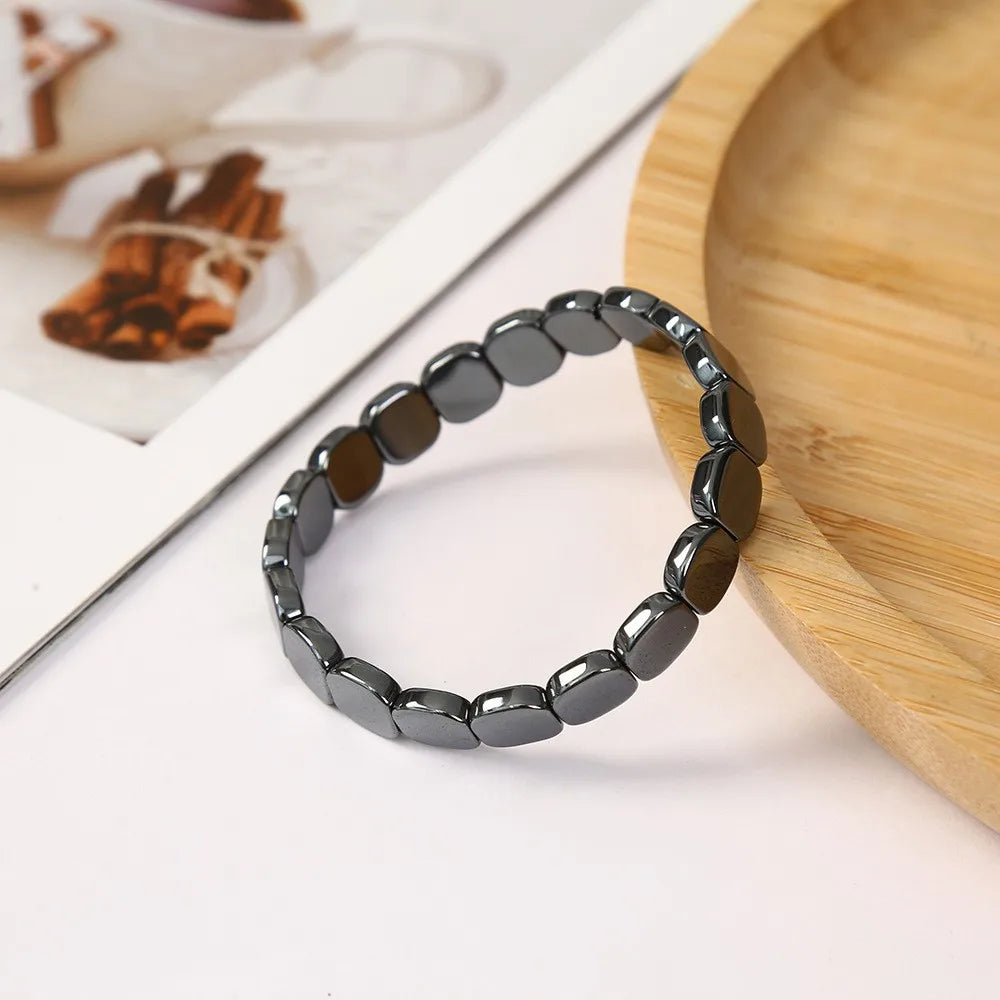 Eclipse hematite bracelet