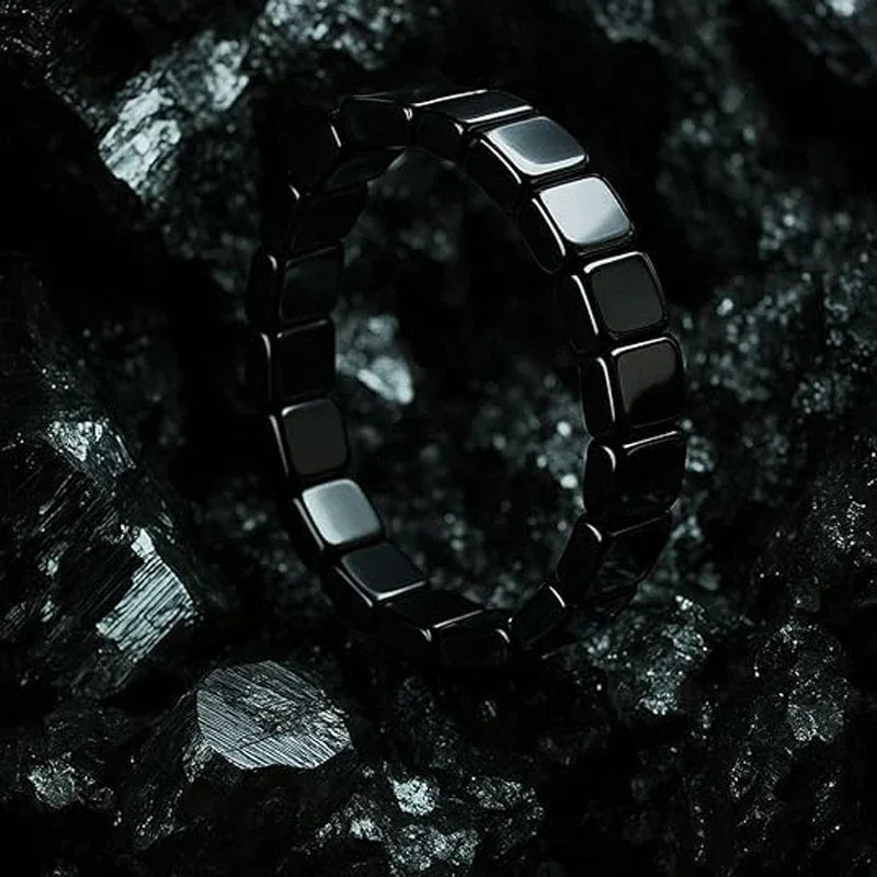 Eclipse hematite bracelet