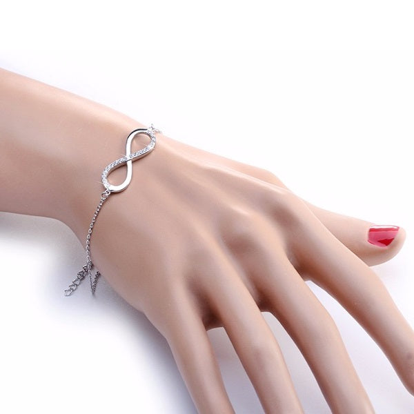 Silver Infinity Bracelet