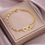 Infinite Bracelet Gold Or Silver gold
