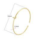 Minimalist initial bracelet